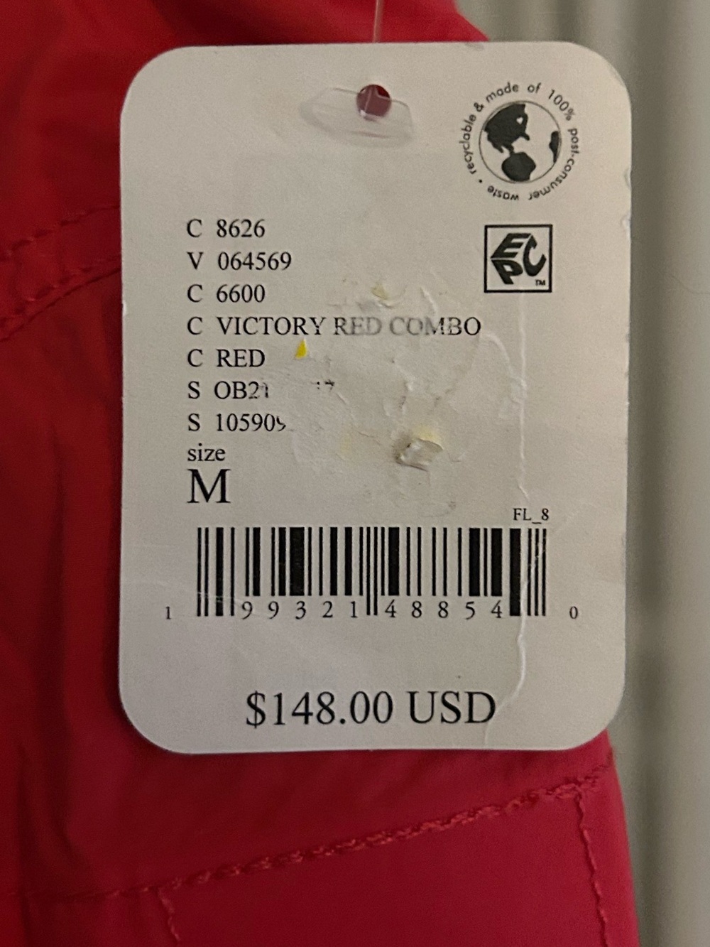 Free People Womans in The Wild Fleece lined hiking Pants in Red - Picture 4 of 4